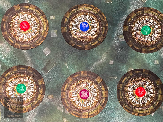 AoS 2025 Objectives – 40mm Tokens for Warhammer | GHB 2025–26 Acrylic Marker Set (6pc)