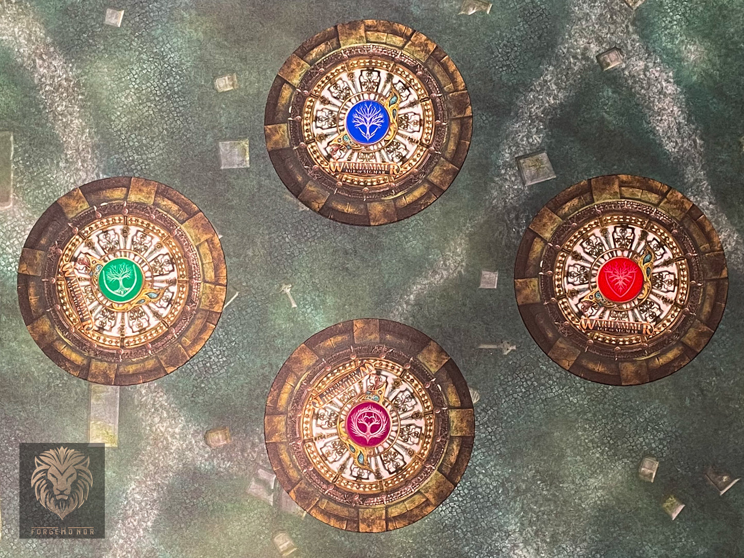 AoS 2025 Objectives – 40mm Tokens for Warhammer | GHB 2025–26 Acrylic Marker Set (6pc)