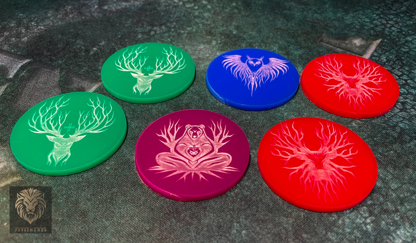AoS 2025 Objectives – 40mm Tokens for Warhammer | GHB 2025–26 Acrylic Marker Set (6pc)