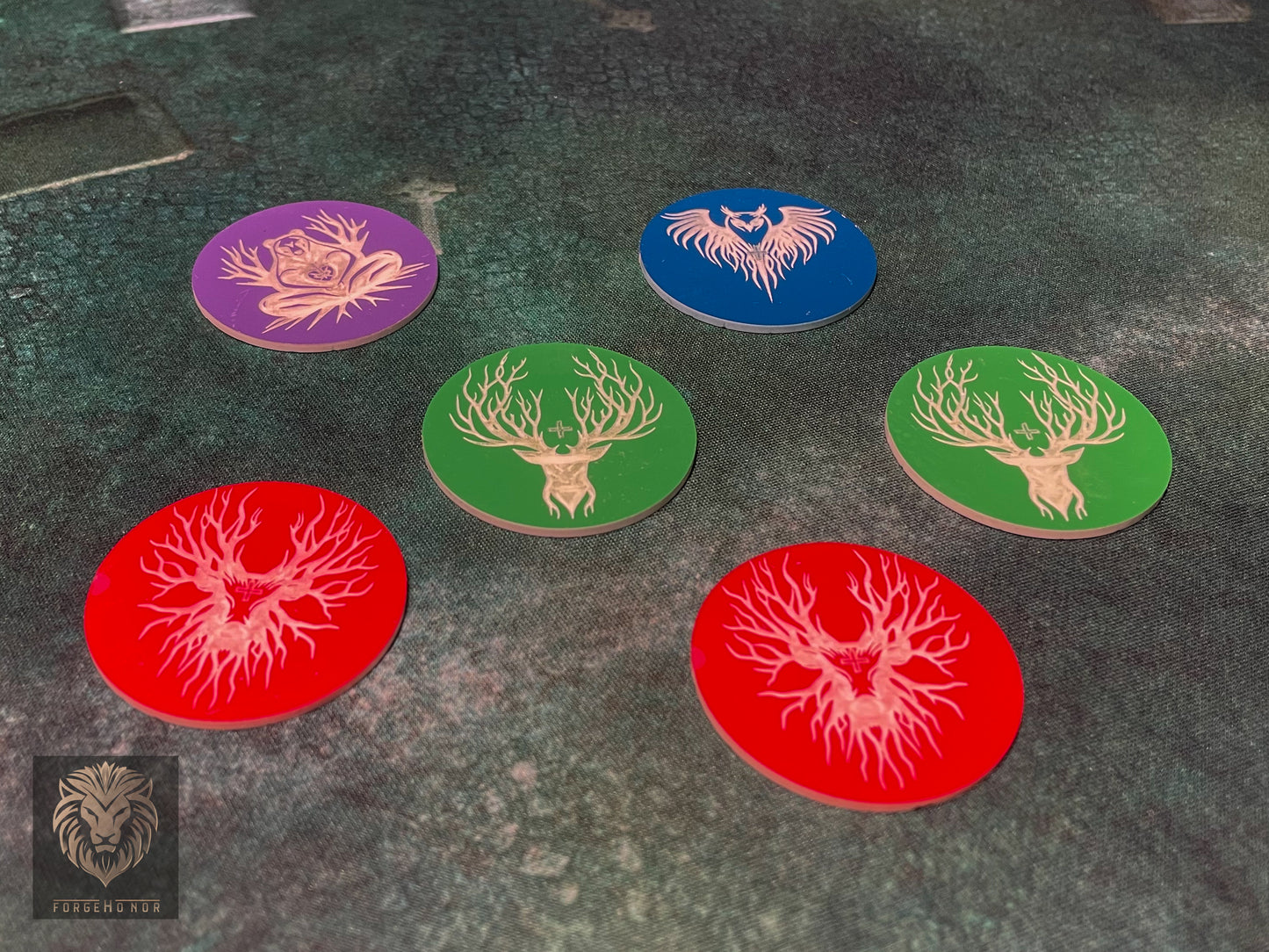 AoS 2025 Objectives – 40mm Tokens for Warhammer | GHB 2025–26 Acrylic Marker Set (6pc)