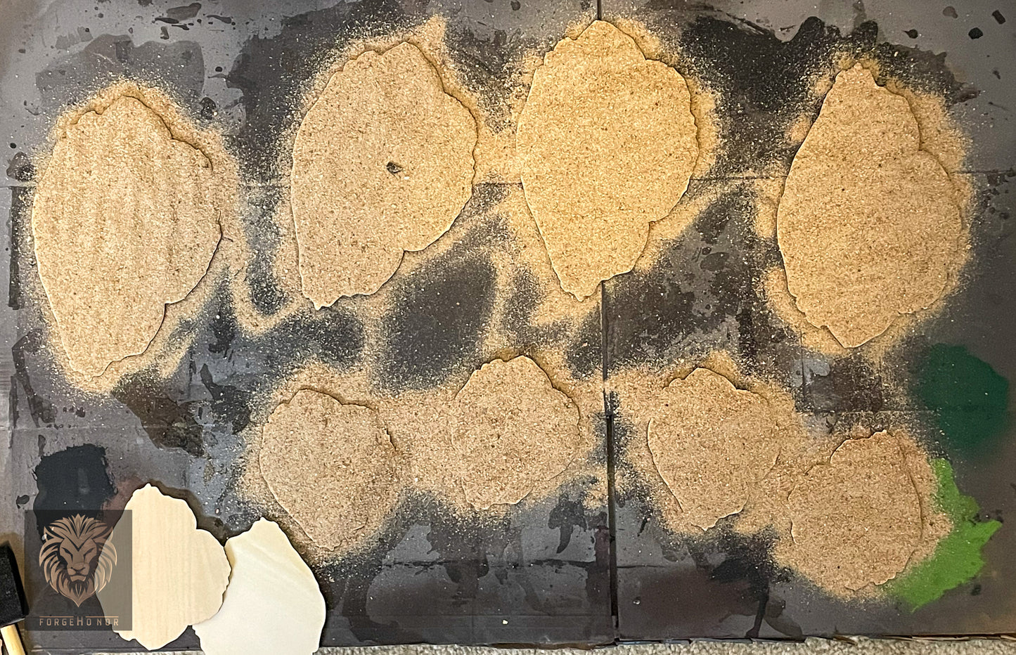 Wooden Wargaming Terrain Template for Age of Sigmar | Blank MDF Terrain Bases Tabletop Wargaming Scenery Template