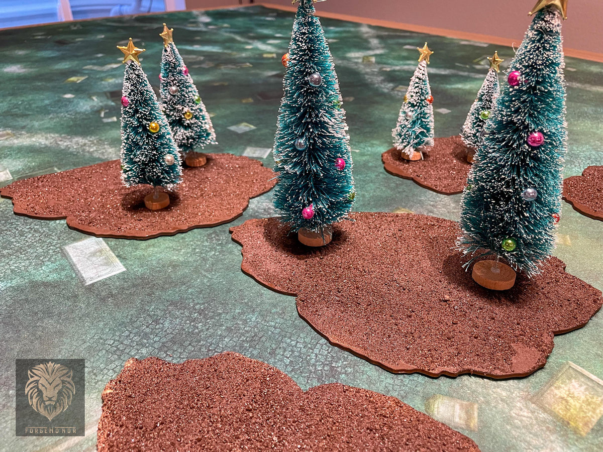 Wargaming Terrain Template | MDF Scenery Bases | Age of Sigmar Warhammer 40k