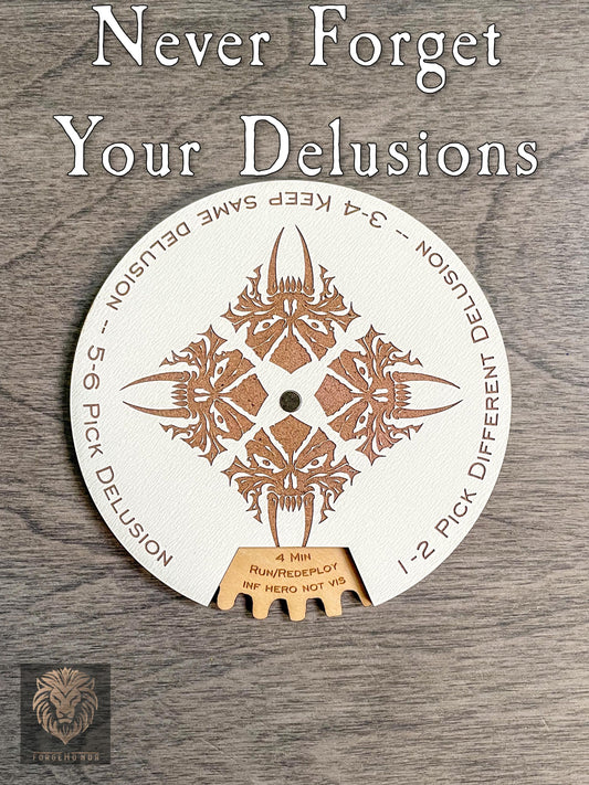 Flesh-eater Courts Delusions Counter for Age of Sigmar 4th Edition
