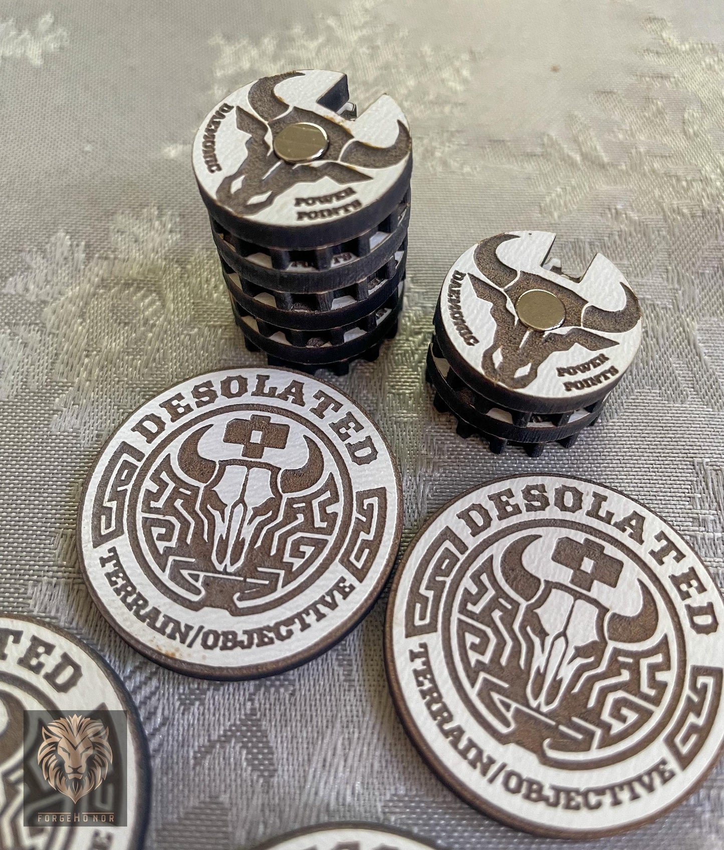 Helsmiths of Hashut Desolation Tokens and Daemonic Power counters