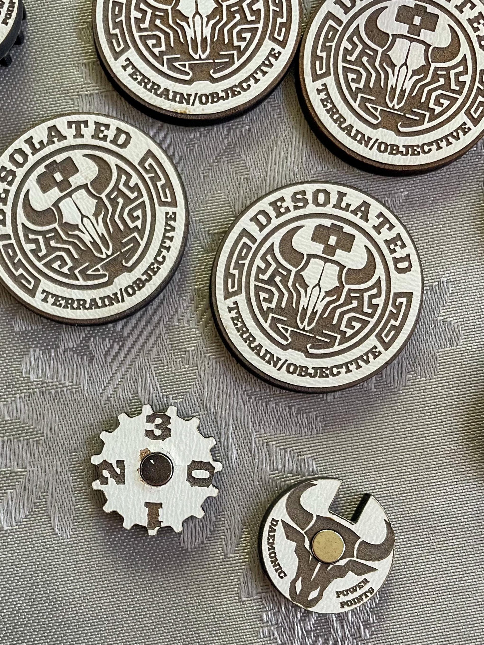 Helsmiths of Hashut Desolation Tokens and Daemonic Power counters