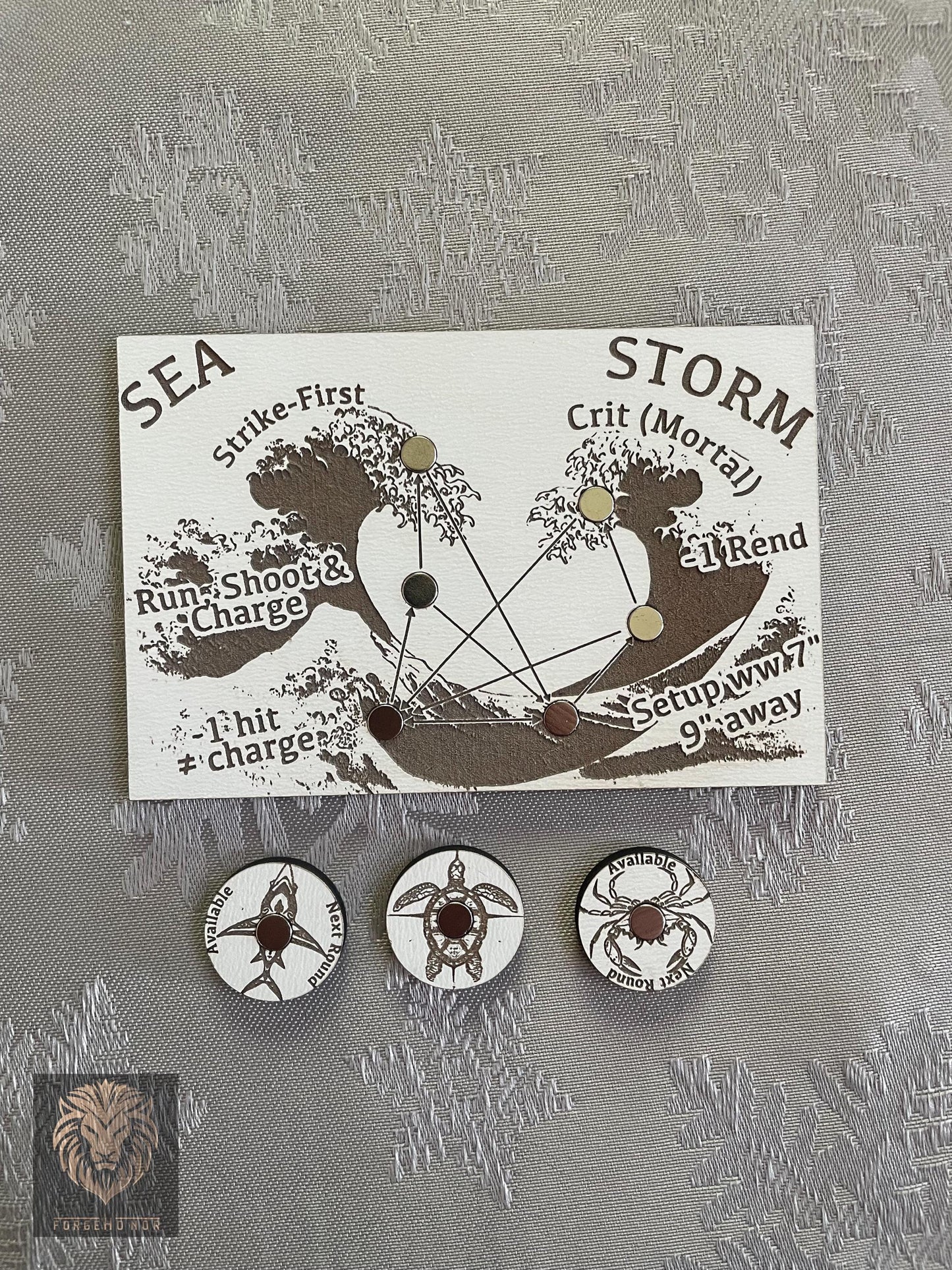 Idoneth Deepkin Tidal Tracker magnetic wooden Age of Sigmar tool
