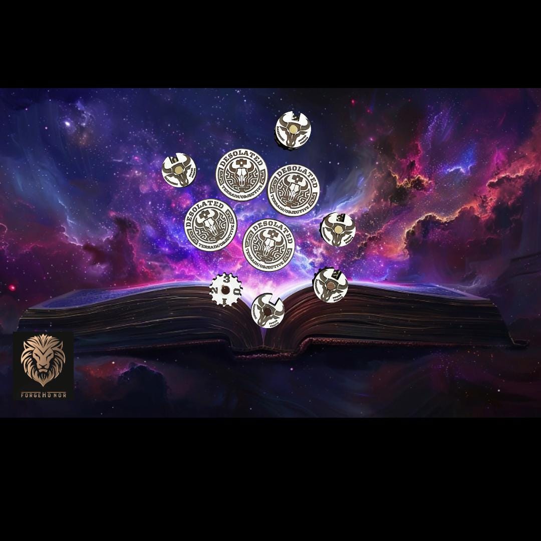 Helsmiths of Hashut Desolation Tokens and Daemonic Power counters