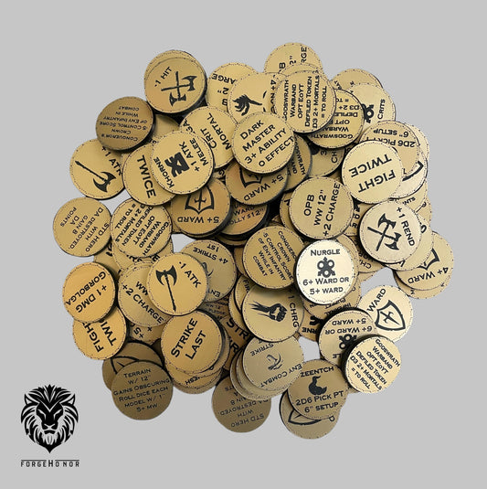 Slaves to Darkness Army Tokens | AOS 4th Edition Game Reminders