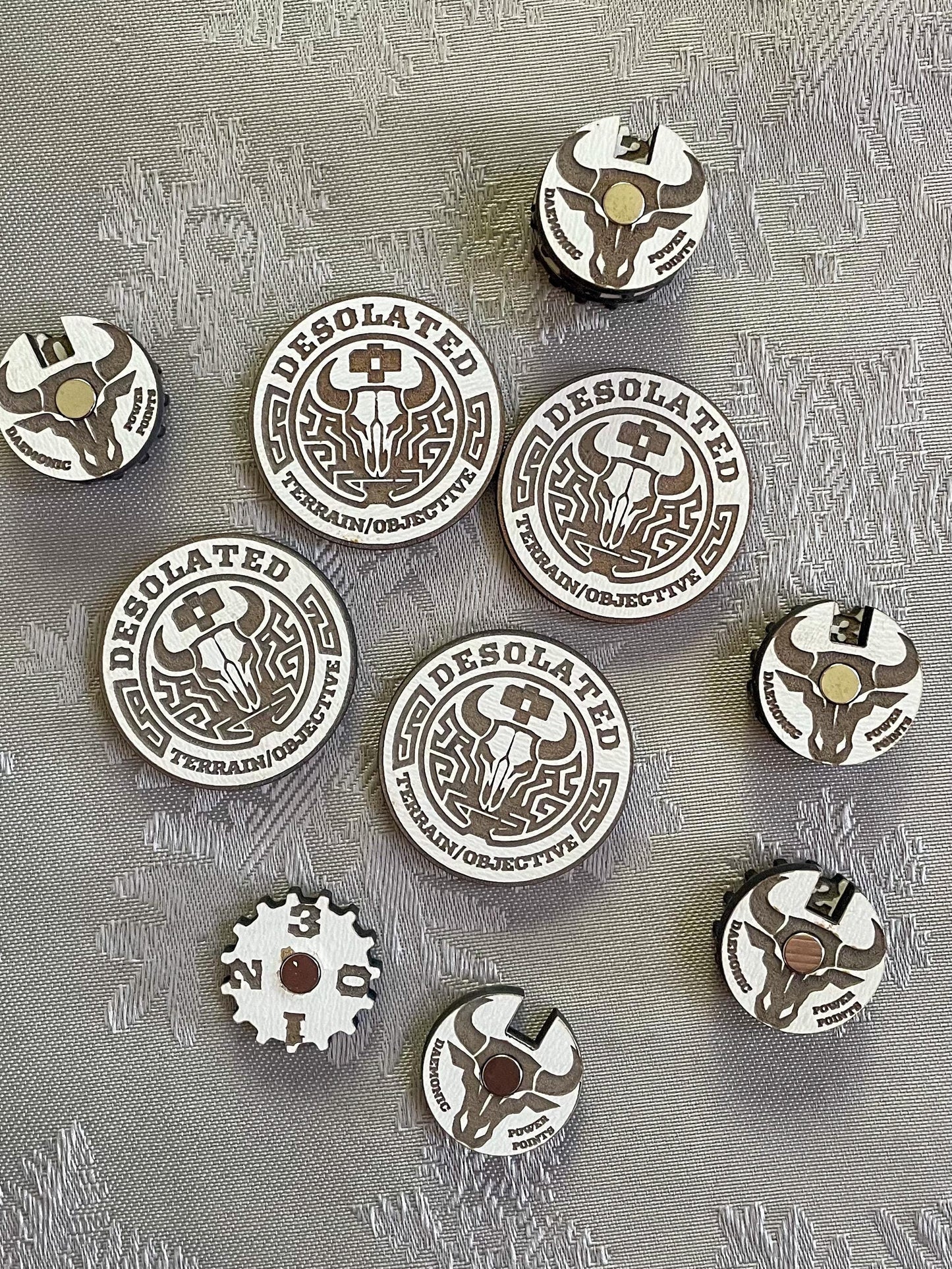 Helsmiths of Hashut Desolation Tokens and Daemonic Power counters