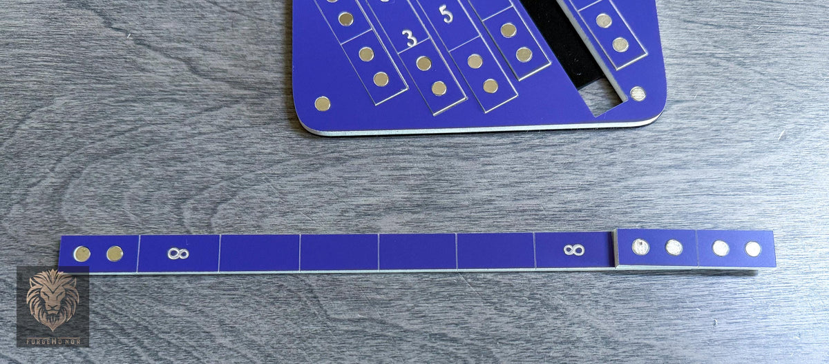 Compact Wargaming Measuring Gauges | Magnetic Travel Set, 2-40"