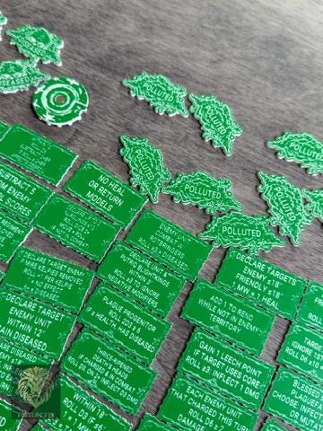 Maggotkin of Nurgle Army Reminder Tokens | 106 Piece AOS 4E Gaming Set