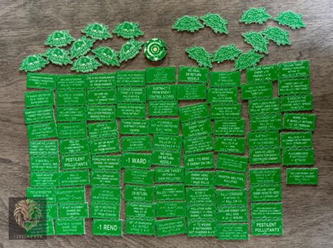 Maggotkin of Nurgle 106 piece Age of Sigmar army reminder token set - product photo 7