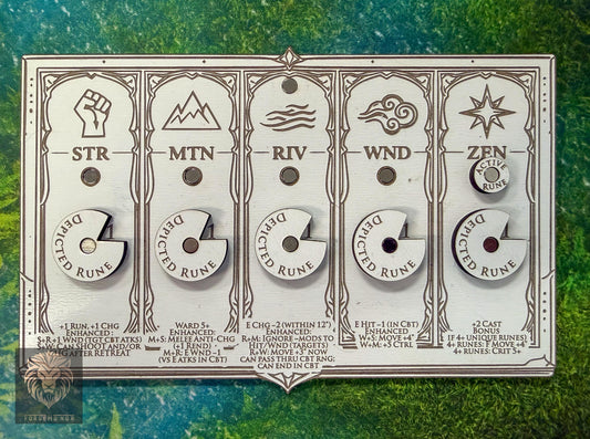 Lumineth Rune Tracker | Magnetic Dial by Forge Honor - real product photo 1