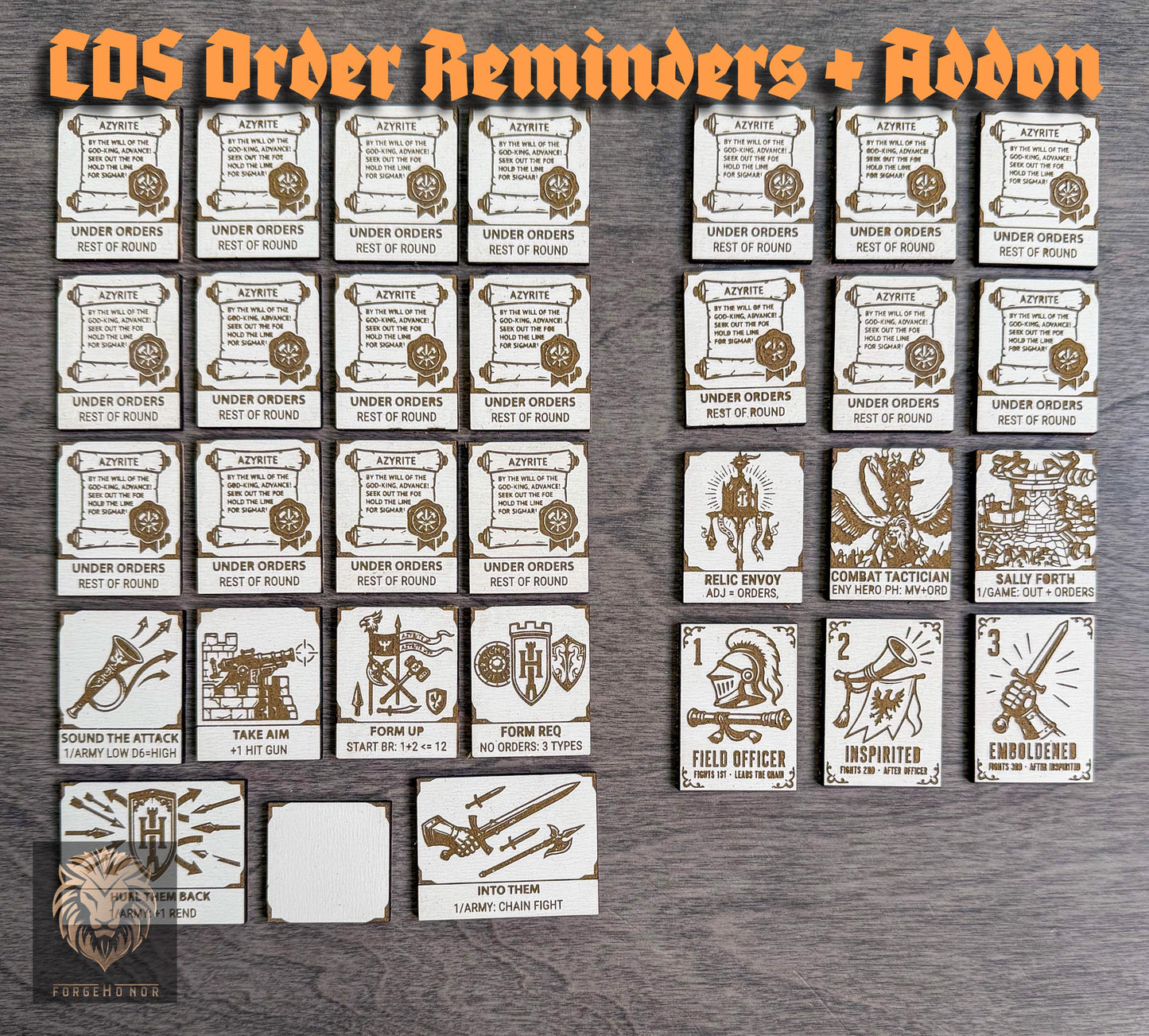 Cities of Sigmar Order Tokens
