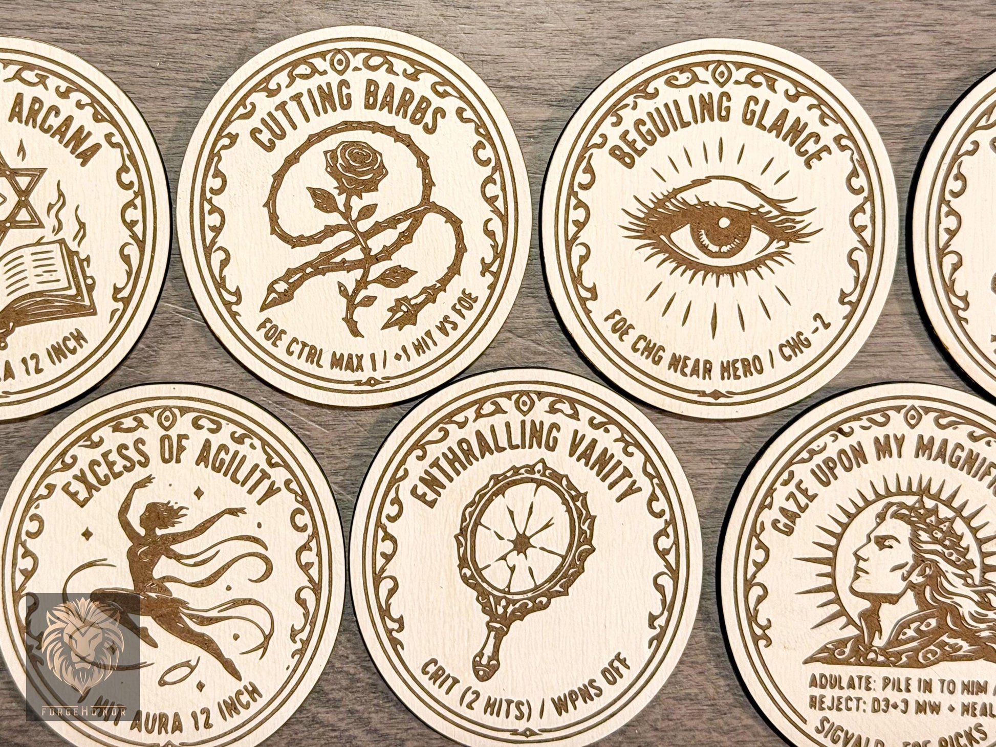 Slaanesh Temptation Tokens
