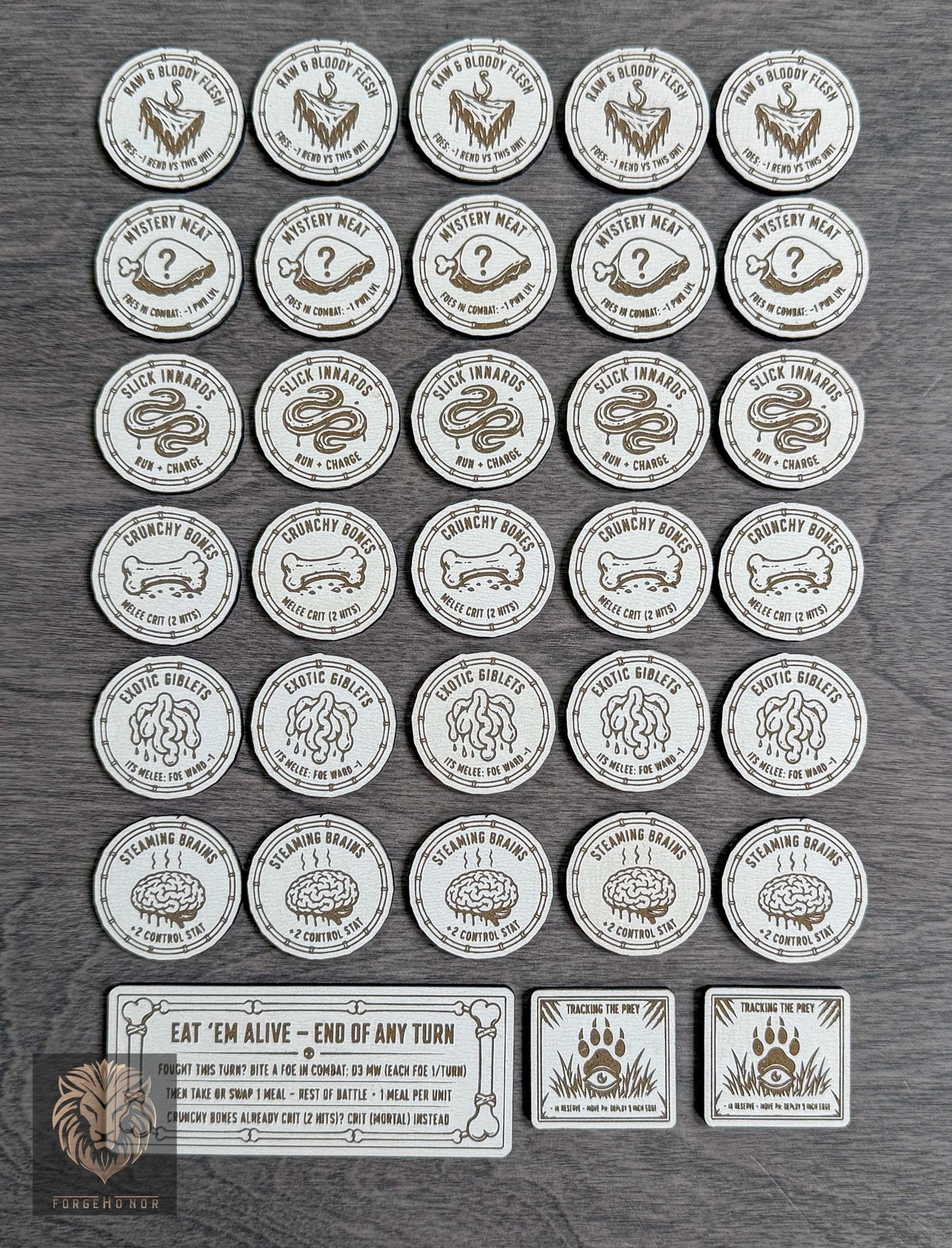 Ogor Mawtribes Eat 'Em Alive Meal Token Set