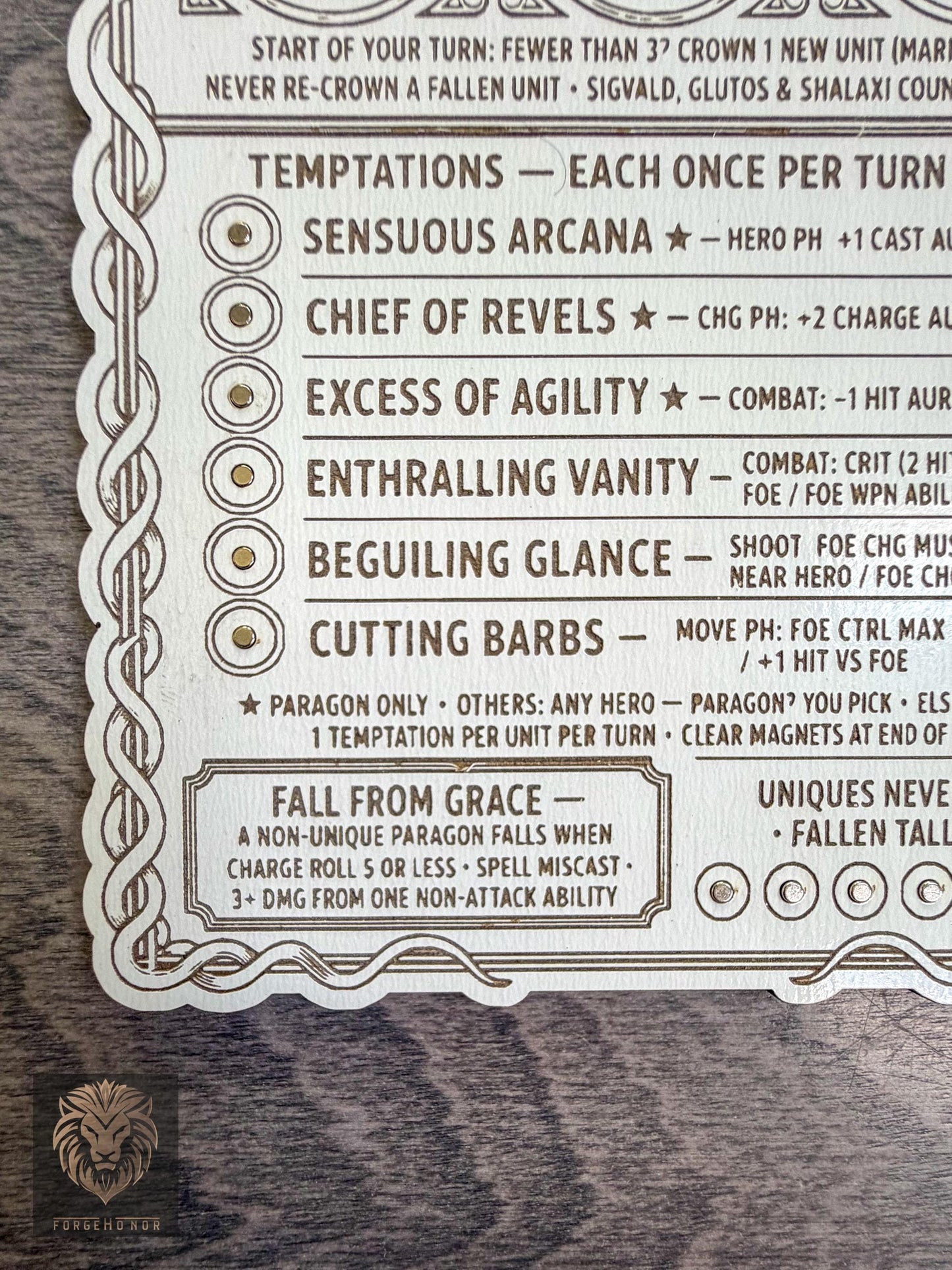 Slaanesh Paragon Tracker "Court of the Paragons"