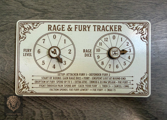 Rage & Fury Tracker | GHB 2026-27 by Forge Honor - real product photo 1