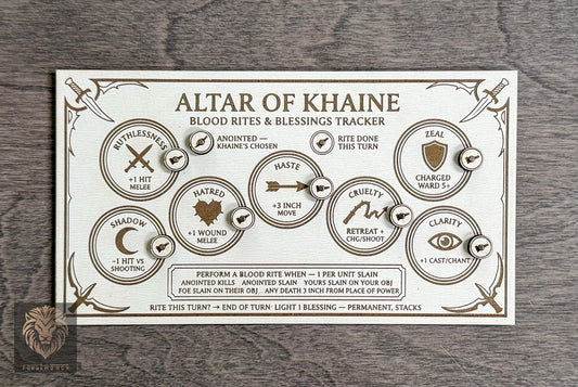 Daughters of Khaine Blood Rites Tracker by Forge Honor - real product photo 1