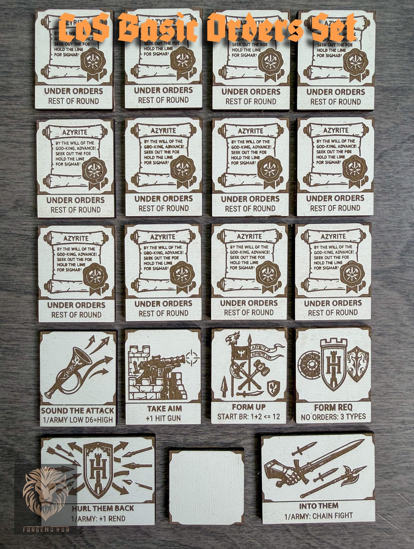 Cities of Sigmar Order Tokens