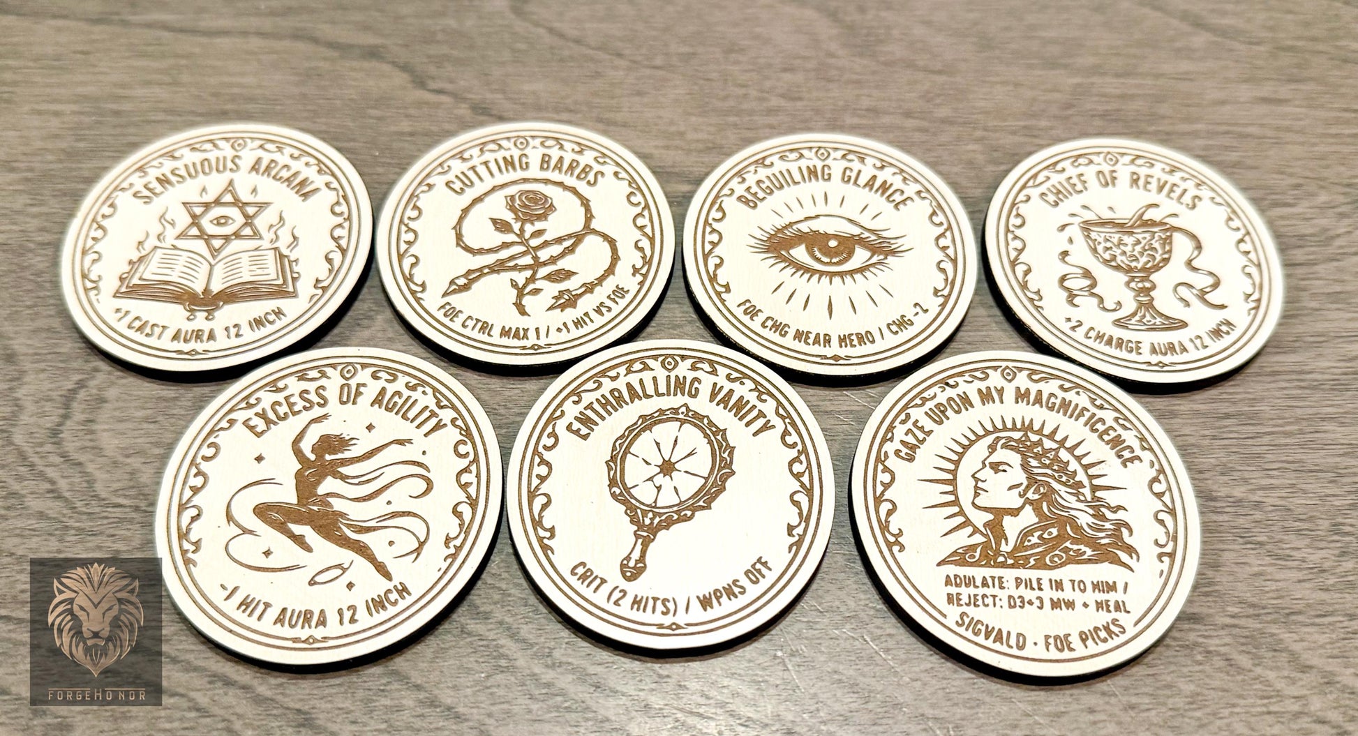 Slaanesh Temptation Tokens