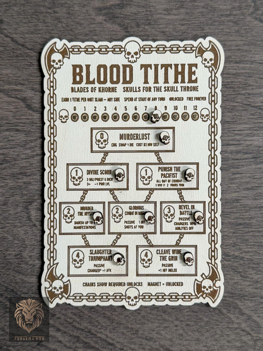 Khorne Blood Tithe Tracker by Forge Honor - real product photo 1